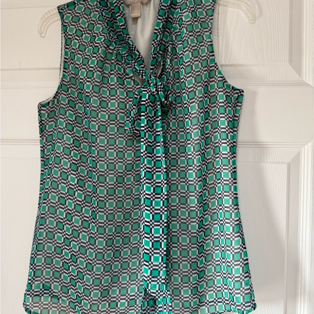 BANANA‎ REPUBLIC GREEN CAREER SHIRT Office Size Small